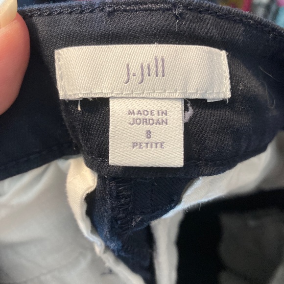 Navy JJilll Bermuda Shorts (8 Petite) - Picture 9 of 11